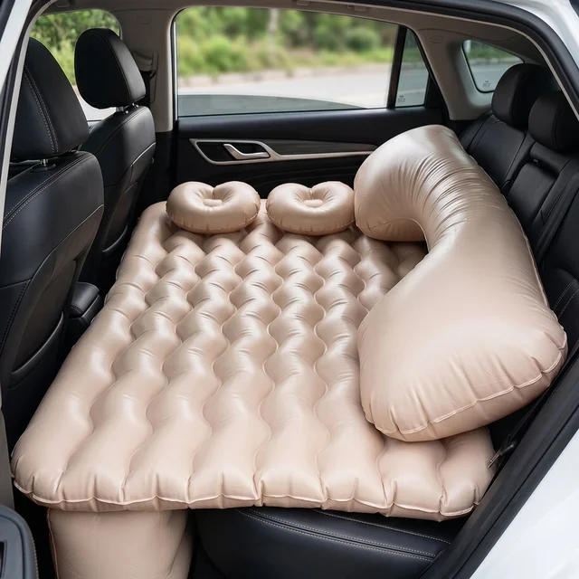 Car Air Mattress – Inflatable Bed Set with Pump & Pillows