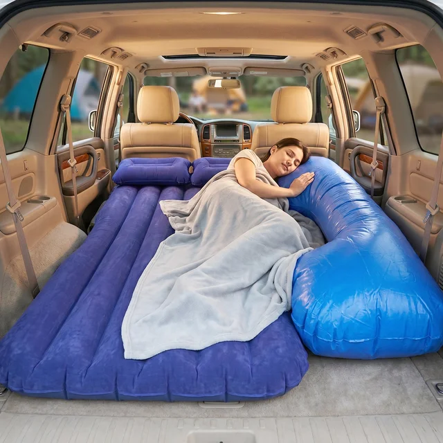 Car Air Mattress – Portable & Quick Inflate for Travel Comfort, Car Sofa