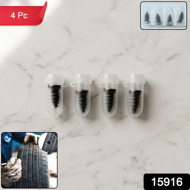 Car & Bike Tubeless Tire Repair Nails – Emergency Quick Fix Kit