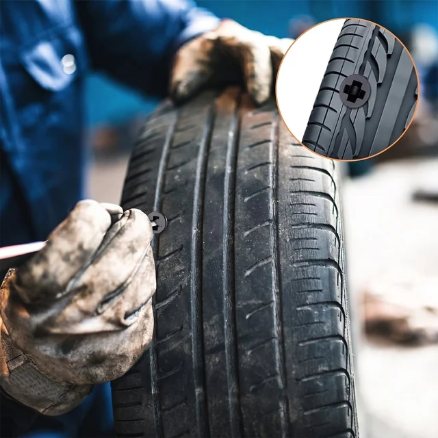 Car & Bike Tubeless Tire Repair Screws – Quick & Reliable Fix
