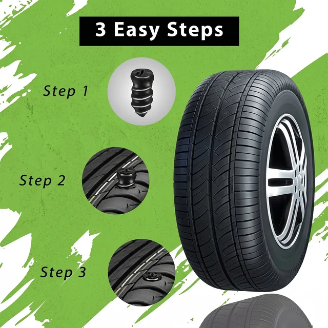 Car & Bike Tubeless Tire Repair Screws – Quick & Reliable Fix