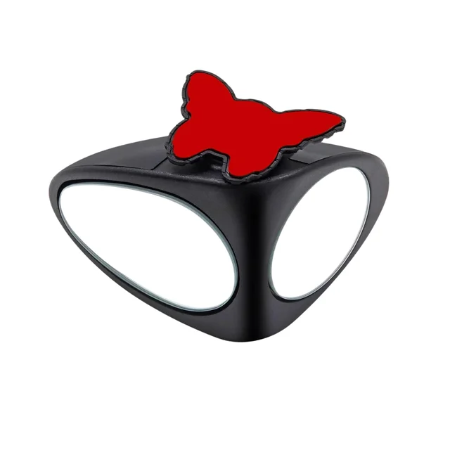 Car Blind Spot Mirror – 360° Rotation with HD Glass for Safety