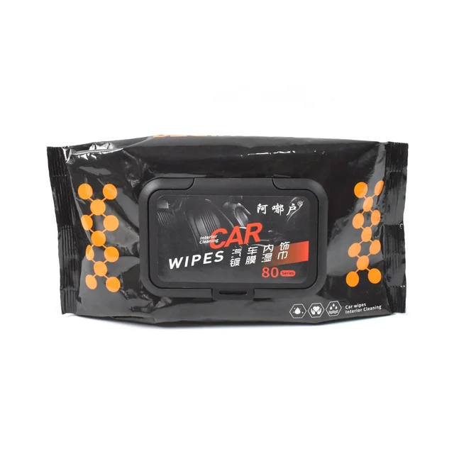 Car Cleaning Wipes – Dashboard & Interior Polish (80 Pcs) | Velvet Wheels