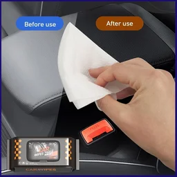 Car Cleaning Wipes – Dashboard & Interior Polish (80 Pcs) | Velvet Wheels