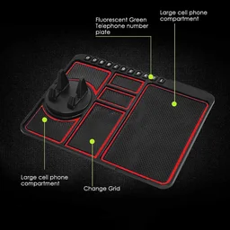 Car Dashboard Mat – Non-Slip Phone Holder for Secure Driving