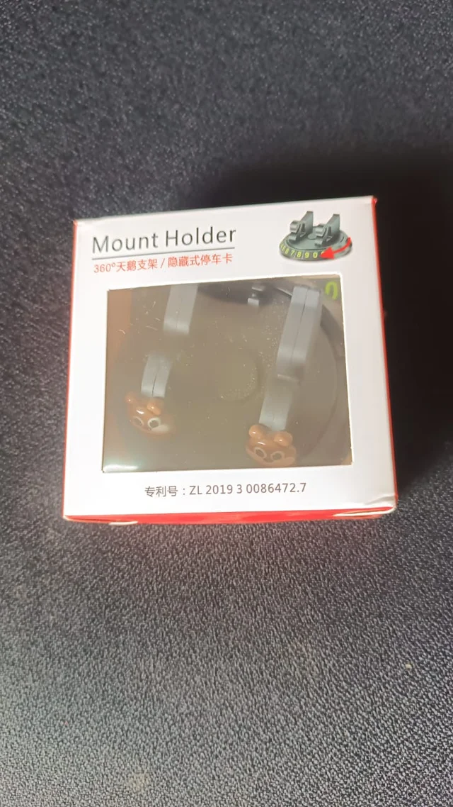 Car Dashboard Mobile Phone Holder Stand with Parking Number Display