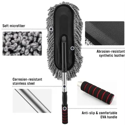 Car Dust Brush – Gentle Interior & Exterior Cleaning | Velvet Wheels