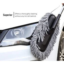 Car Duster – Retractable Handle Microfiber | Velvet Wheels