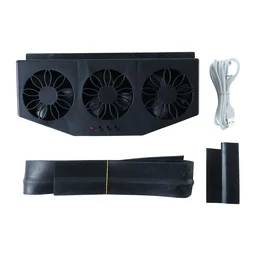Car Exhaust Ventilation System – Triple Fan Plug & Play Cooling