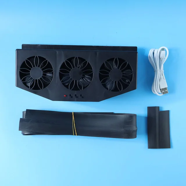 Car Exhaust Ventilation System – Triple Fan Plug & Play Cooling