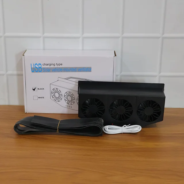 Car Exhaust Ventilation System – Triple Fan Plug & Play Cooling