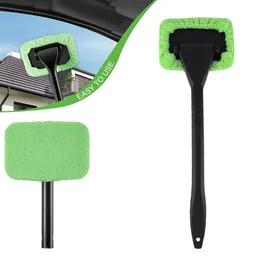 Car Glass Cleaner Wiper with Extra Microfiber Cloth – Velvet Wheels