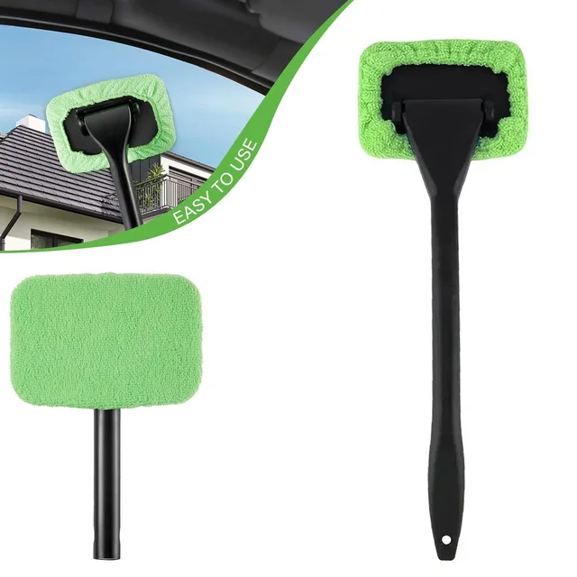 Car Glass Cleaner Wiper with Extra Microfiber Cloth – Velvet Wheels