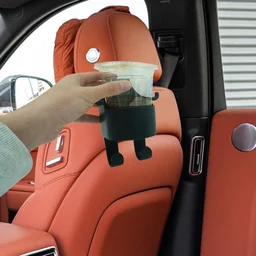 Car Headrest Organizer – 3-in-1 Cupholder & Phone Holder for Travel