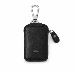 Car Key Case – Durable PU Leather with Zipper & Clip