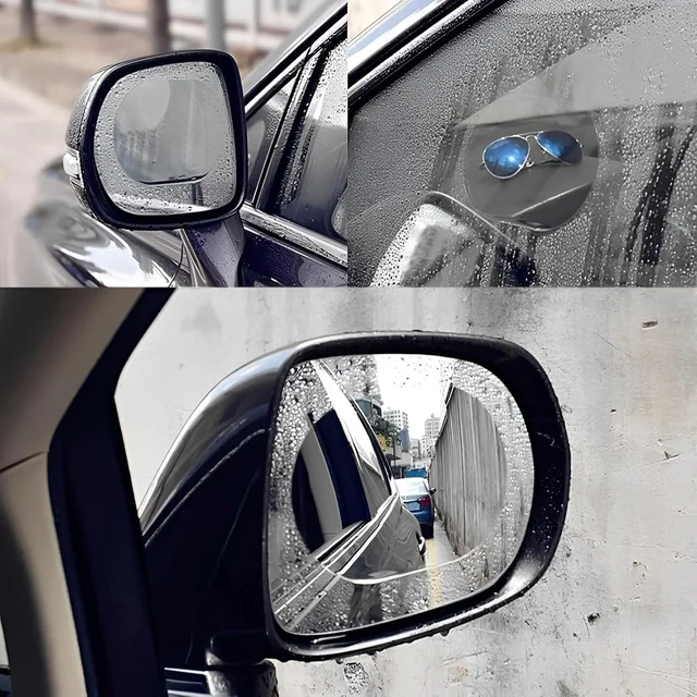 Car Mirror Anti Fog Film – Waterproof Clear Rearview & Side Mirror