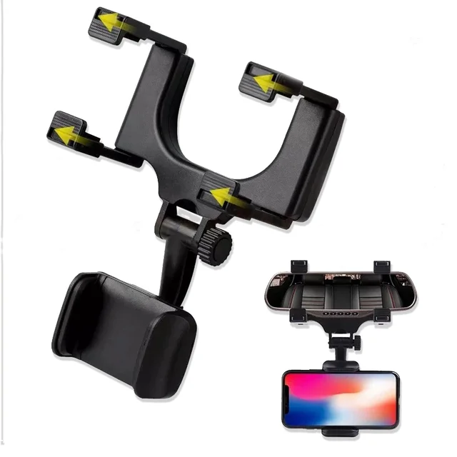 Car Rear View Mobile Holder – Universal Phone Mount | PHOBIA