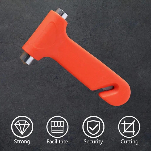 Car Safety Hammer – Emergency Window Breaker & Cutter | Safora