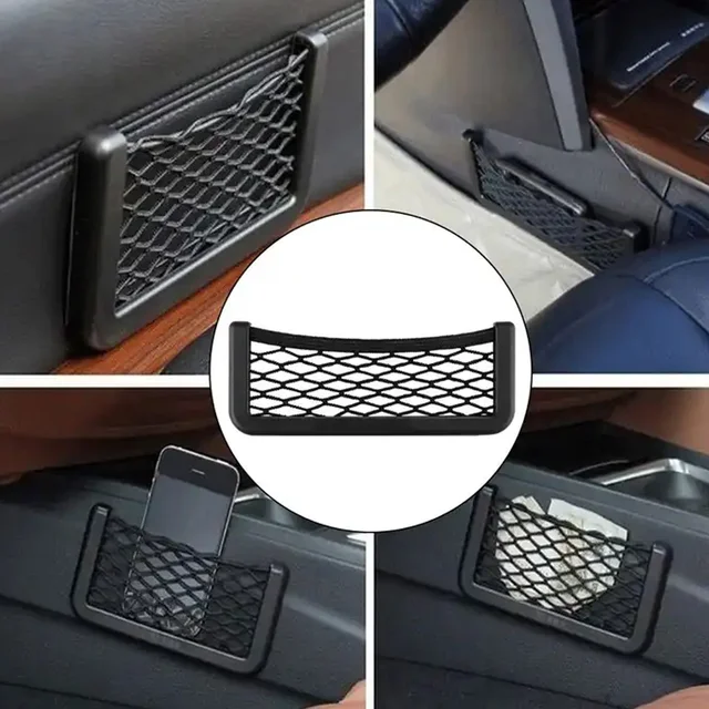 Car Seat Organizer – Mesh Storage for Phone & Purse | Velvet Wheels