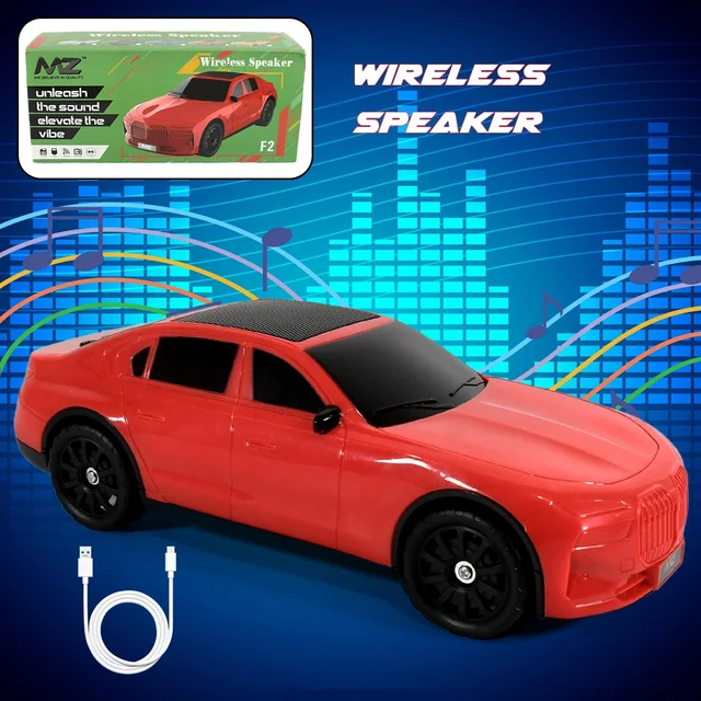Car Shape Wireless Speaker – Portable Bluetooth FM Radio | Audila