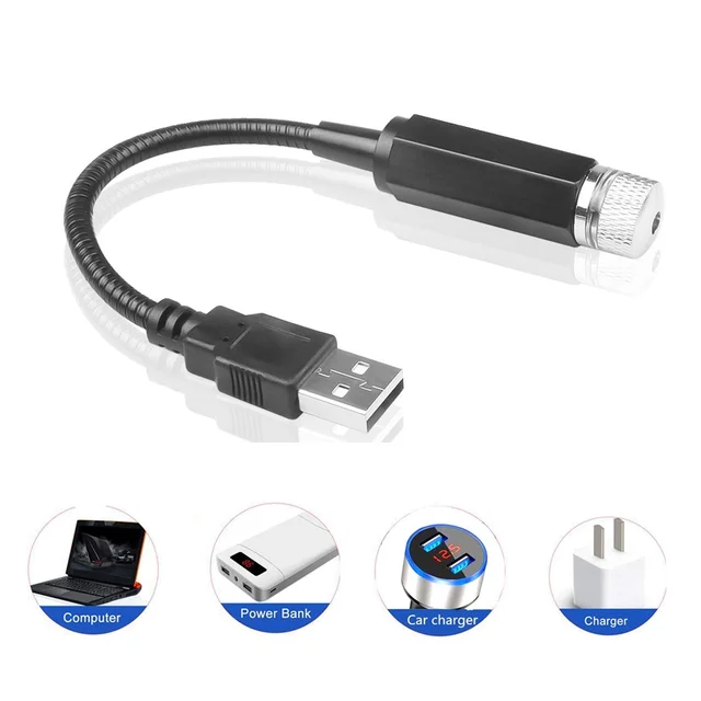 Car Star Projector – USB Roof Galaxy Light | Indo Glow