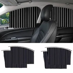 Car Window Sunshade – 4 Pcs Magnetic Set for UV & Privacy | Velvet Wheels