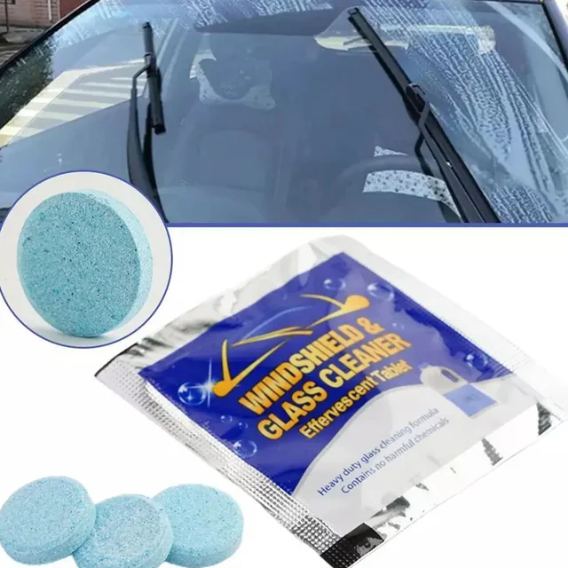 Car Windshield Cleaning Tablet – Effective Streak-Free Glass Cleaning