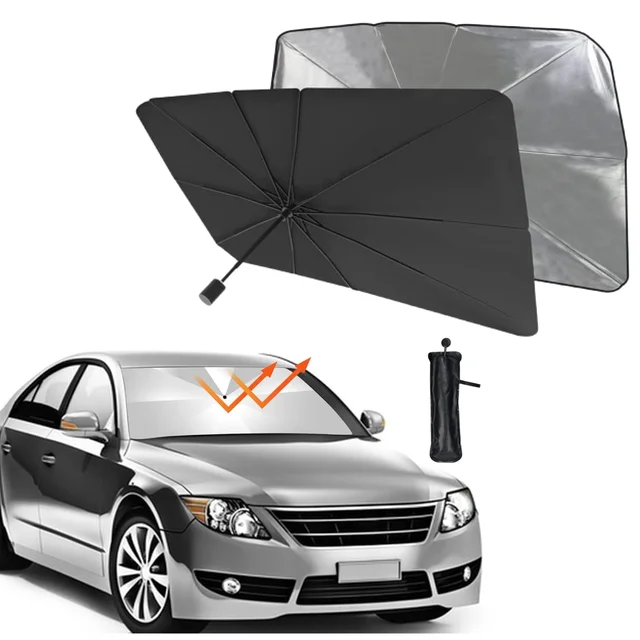 Car Windshield Sunshade – Foldable Heat Protection | Velvet Wheels