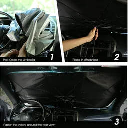 Car Windshield Sunshade – Foldable Heat Protection | Velvet Wheels