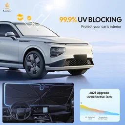 Car Windshield Sunshade – Foldable Heat Protection | Velvet Wheels