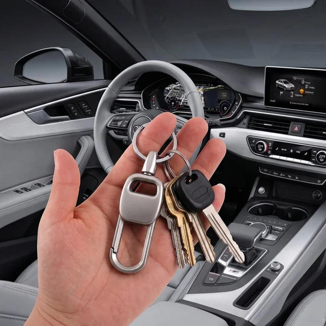 Carabiner Key Holder – Heavy Duty & Secure Metal Clip