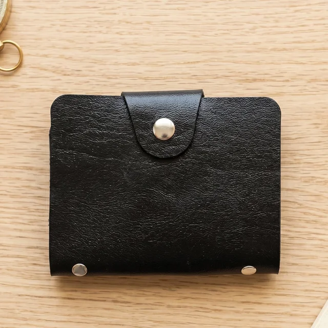 Card Holder Wallet – Slim, Durable PU Leather Organizer for Cards