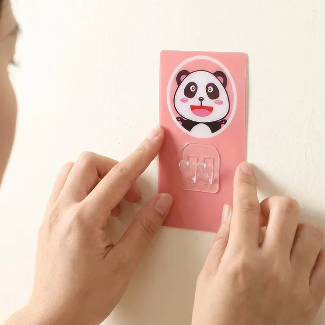 Cartoon Adhesive Wall Hook – Strong Hold & No Drilling required