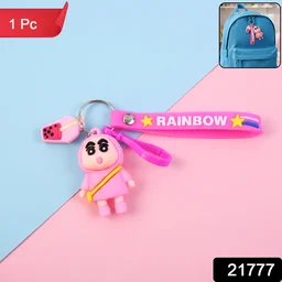 Cartoon Character Keychain – Cute Rainbow Strap Bag Charm