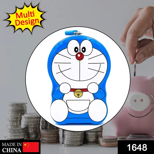 Cartoon Character Piggy Bank – Kids Metal Coin Box | Gamevana