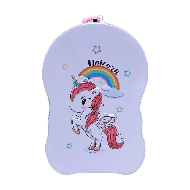 Cartoon Character Piggy Bank – Kids Metal Coin Box | Gamevana
