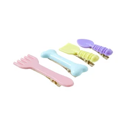 Cartoon Food Hair Clips Set – Cute & Durable Kids Hair Accessories