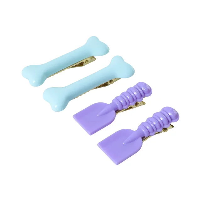Cartoon Hair Clip Set – Cute & Lightweight 4-Piece for Kids