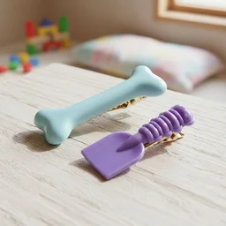 Cartoon Hair Clip Set – Cute & Lightweight 4-Piece for Kids