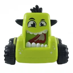 Cartoon Monster Push Back Car Toy – Friction Powered Kids Racer