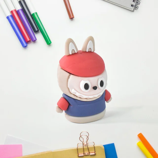 Cartoon Pencil Sharpener – Dual-Function with Built-In Eraser