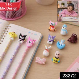 Cartoon Pencil Topper for Kids – Fun & Protective Stationery Cap
