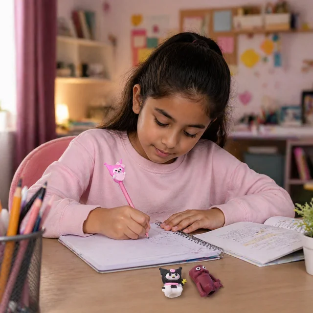 Cartoon Pencil Topper for Kids – Fun & Protective Stationery Cap