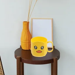 Cartoon Plastic Toothbrush Cup – Durable & Lightweight | Mini Bubbles