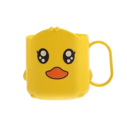 Cartoon Plastic Toothbrush Cup – Durable & Lightweight | Mini Bubbles