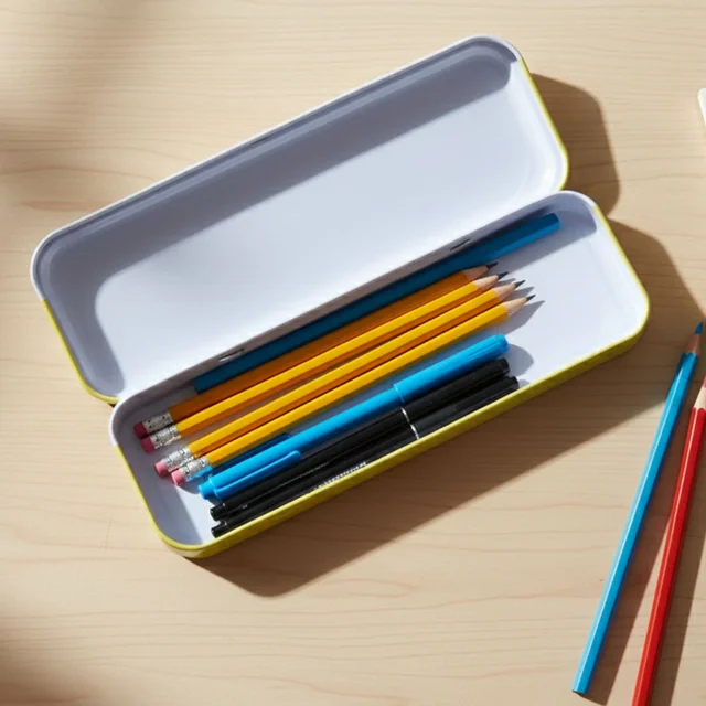 Cartoon Printed Pencil Box – Complete Kids Stationery Set