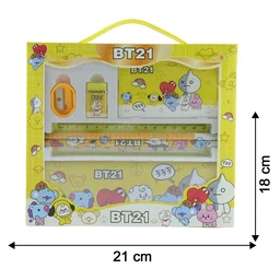 Cartoon Printed Pencil Box – Complete Kids Stationery Set