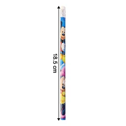 Cartoon-Printed Graphite Pencils – 12 Pc Kids Set with Eraser