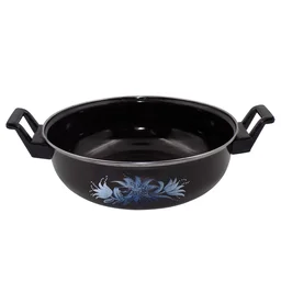 Cast Iron Kadai – Traditional 14 Inch Durable Pan | Indo Glow