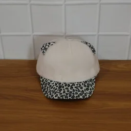 Cat Ear Fur Cap – Trendy Winter Headwear with Printed Visor